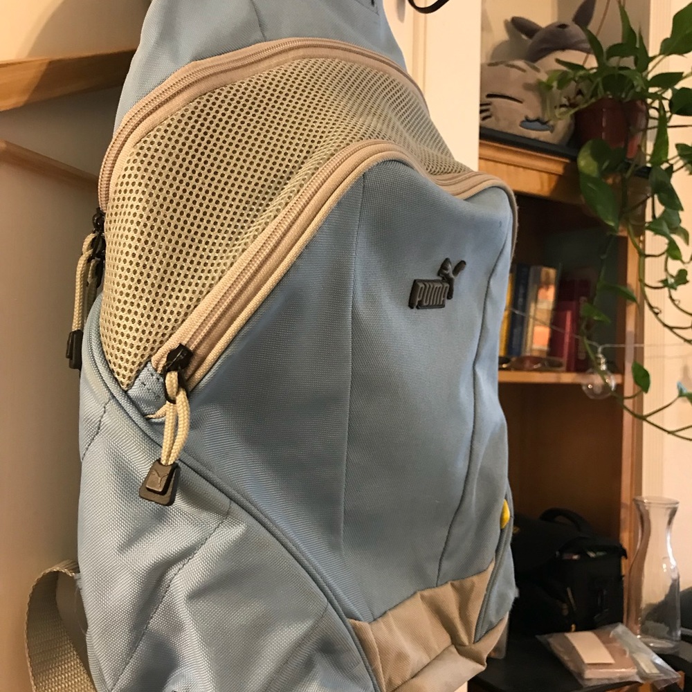 Puma light blue backpack - Picture 5 of 8